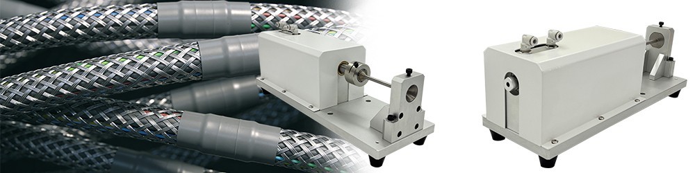 Pneumatic Metal Shielding Mesh Ring Cutting Machine For Energy Cable Assembly