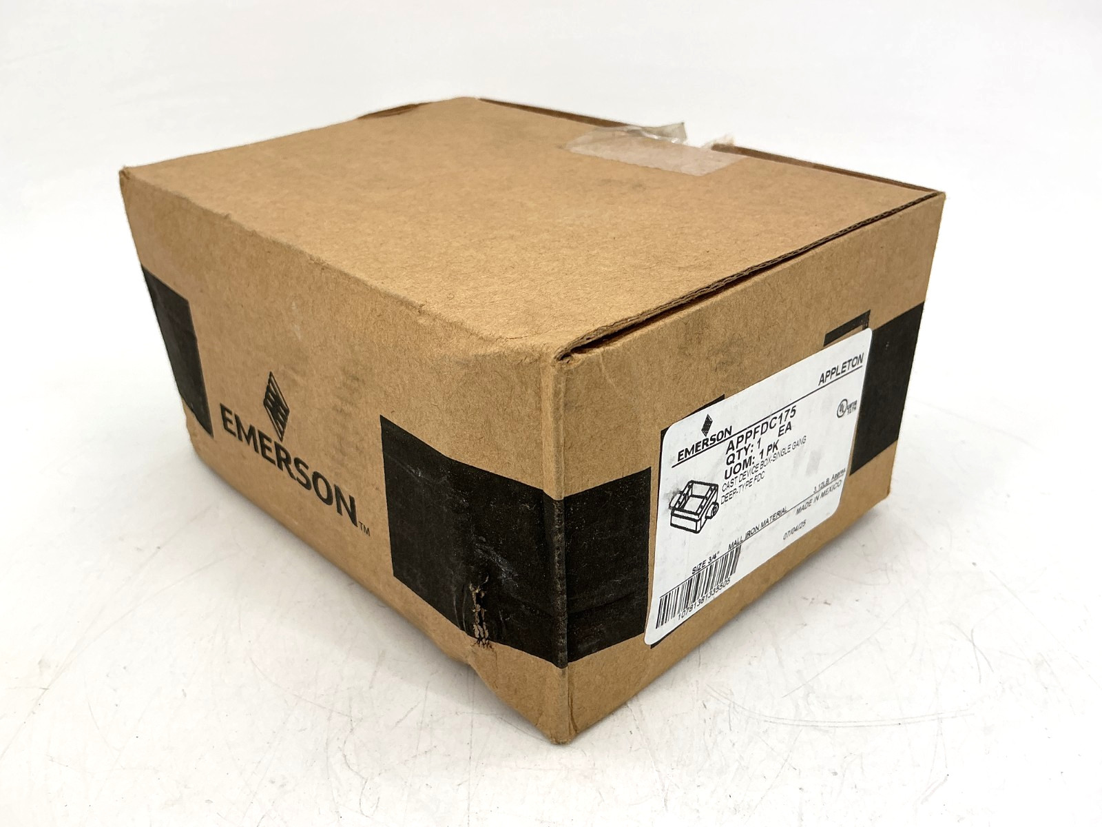 New Emerson Appleton APPFDC175 Cast Device Box-Single Gang Deep-Type FDC 3/4"
