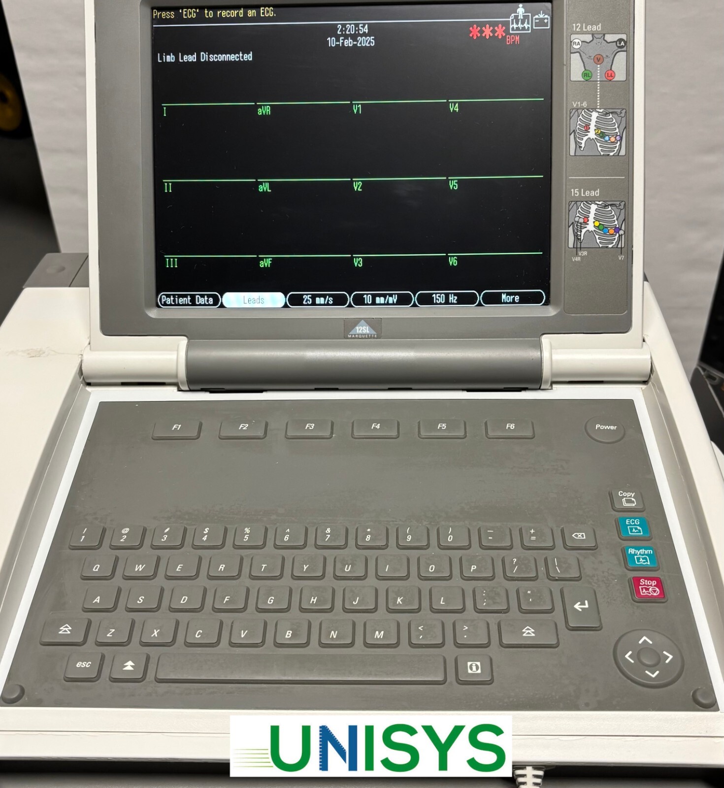 GE MARQUETTE MAC 5000 ECG SYSTEM   (#2922)