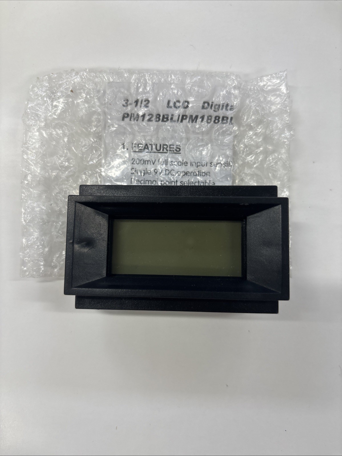 C+C PM-128 Universal Digital Panel Meter LED Display 3.5", 4 Bits 0-500V DC