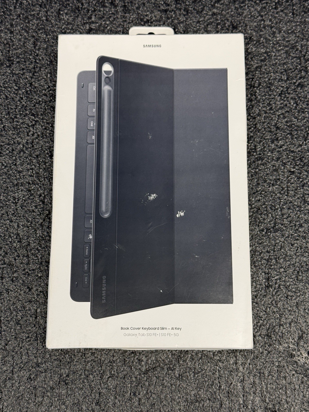 Original Samsung Galaxy Tab S10 FE+ Book Cover Keyboard Slim Al Key EF-DX620