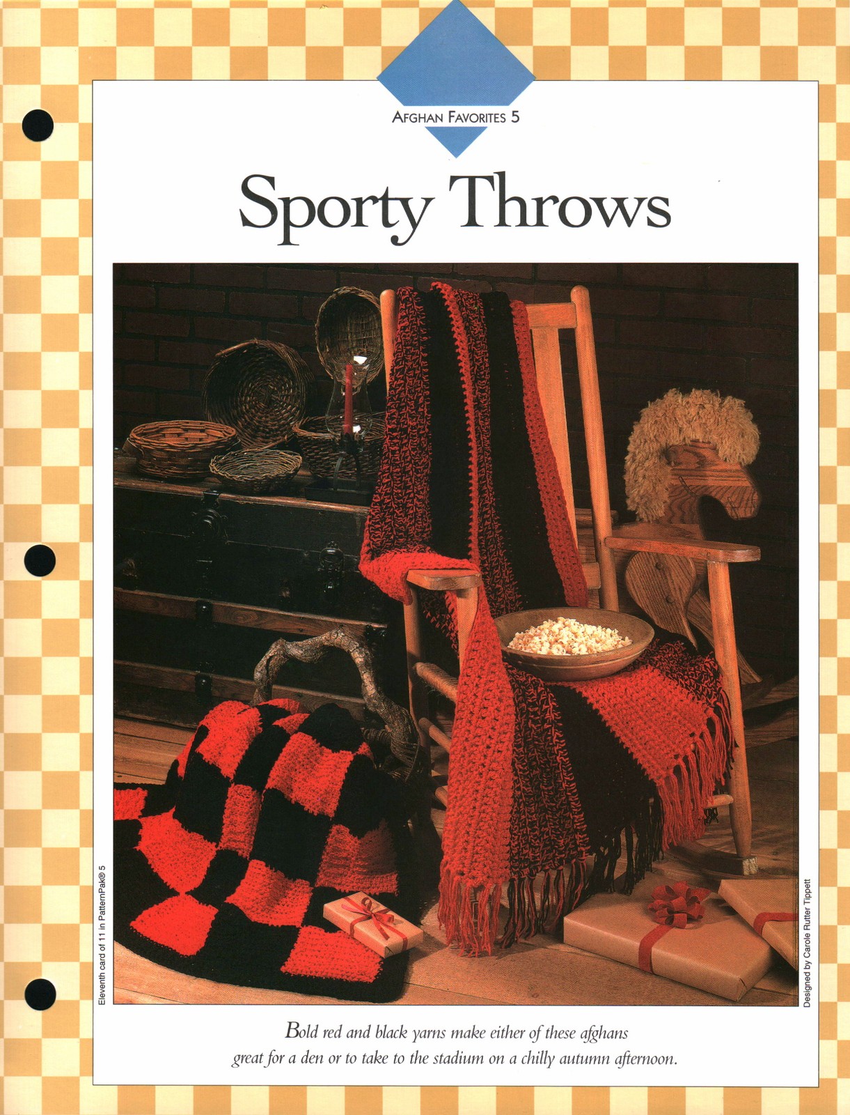 Sporty Throws - Afghan Favorites 5 | Vanna Crochet Faves 85050-K