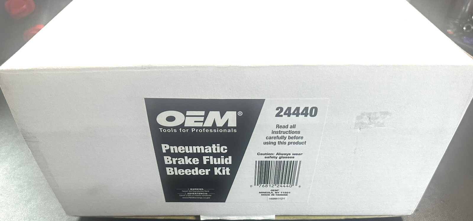 OEMTOOLS 24440 Pneumatic Vacuum Brake Bleeder Kit (NEW)