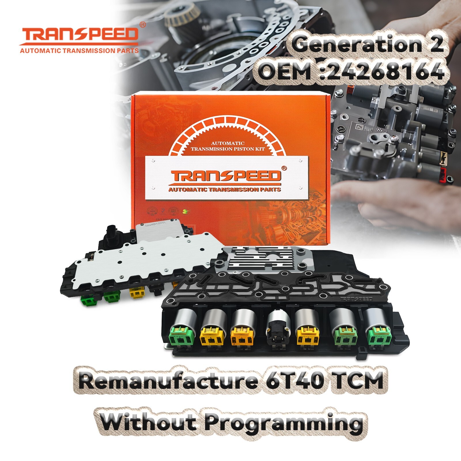 6T40 6T45 6T30 6T50 TCM TCU Transmission Control Module GEN 2 For Chevy 24268164