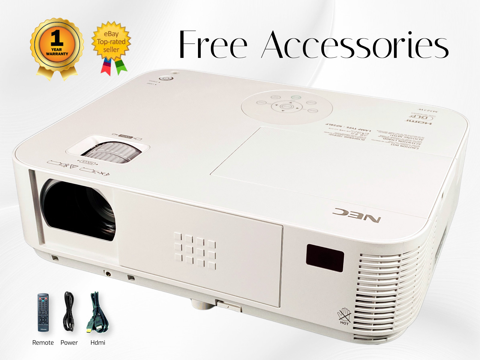 NEC M323W DLP Projector 3200 Lumens Full HD 3D 20W Speaker + 1 Year Warranty ✅