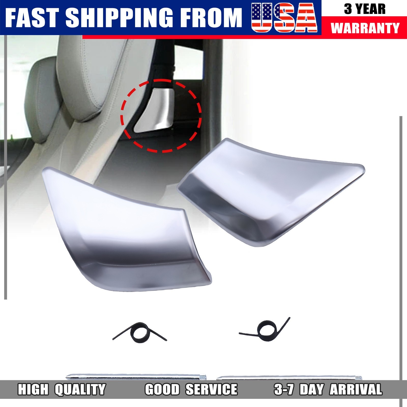 New RH ＆ LH Side Car Seat Down Handle fits Mercedes E-Class Coupe W207 2009-2016