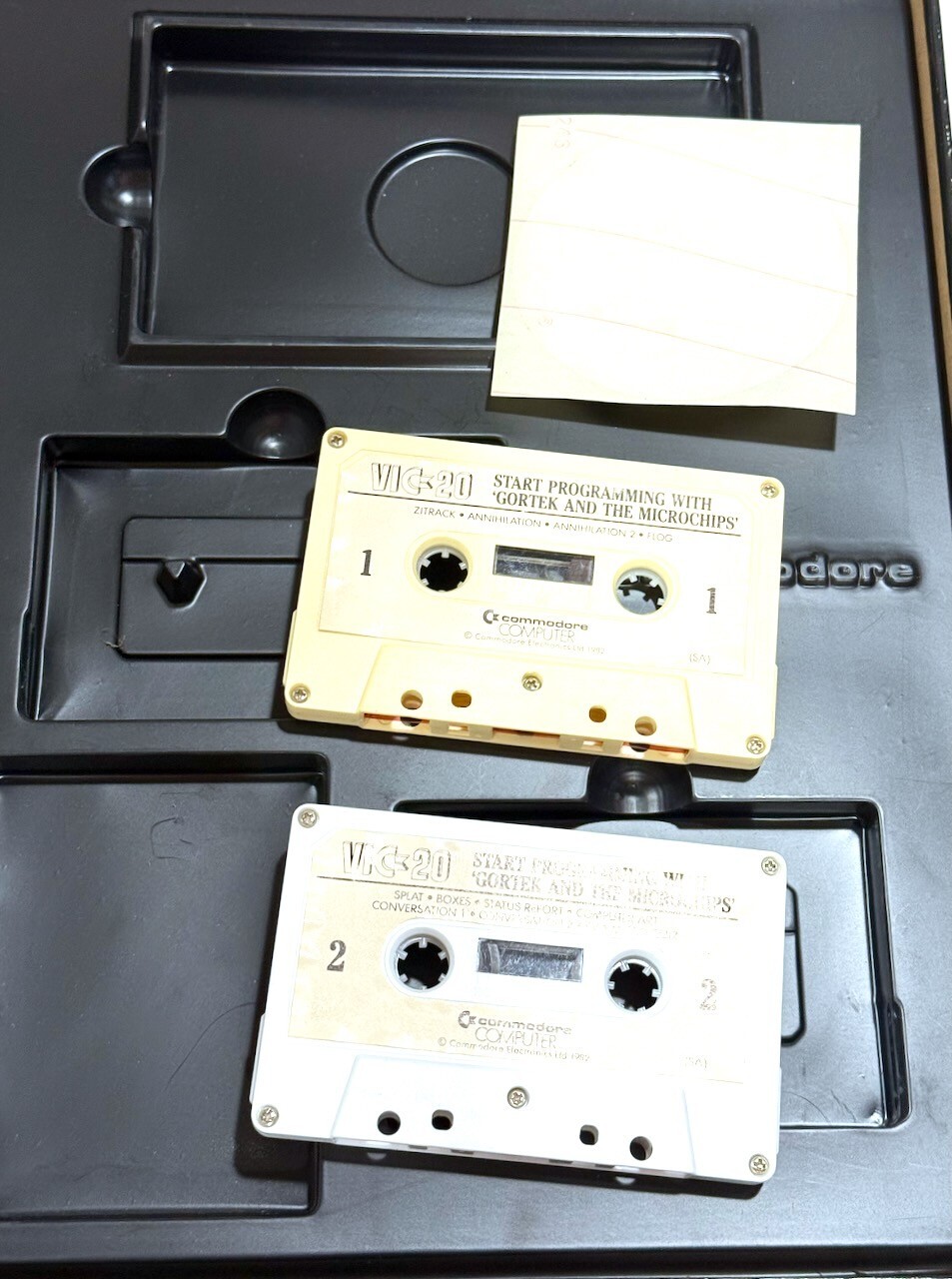 Gortek and the Microchips for Commodore Vic-20 1982 *RARE*
