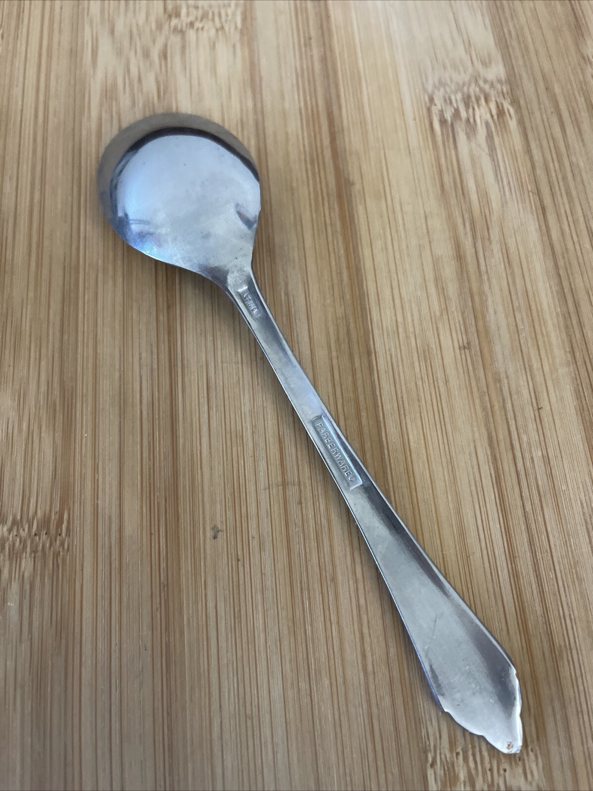 Farberware FRW2 Satin Stainless Ridges Beaded Pointed TEASPOON 6 1/8"