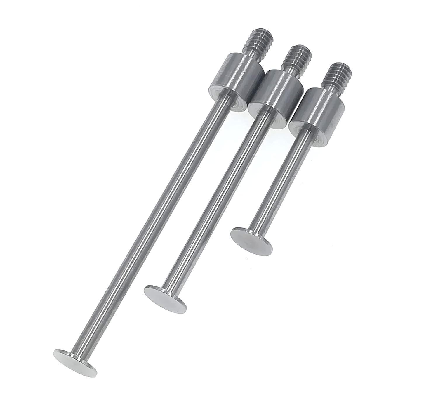 Dial Indicator Flat Contact Points Set - 0.4mm Depth, 5mm Diameter, 4-48 UNF
