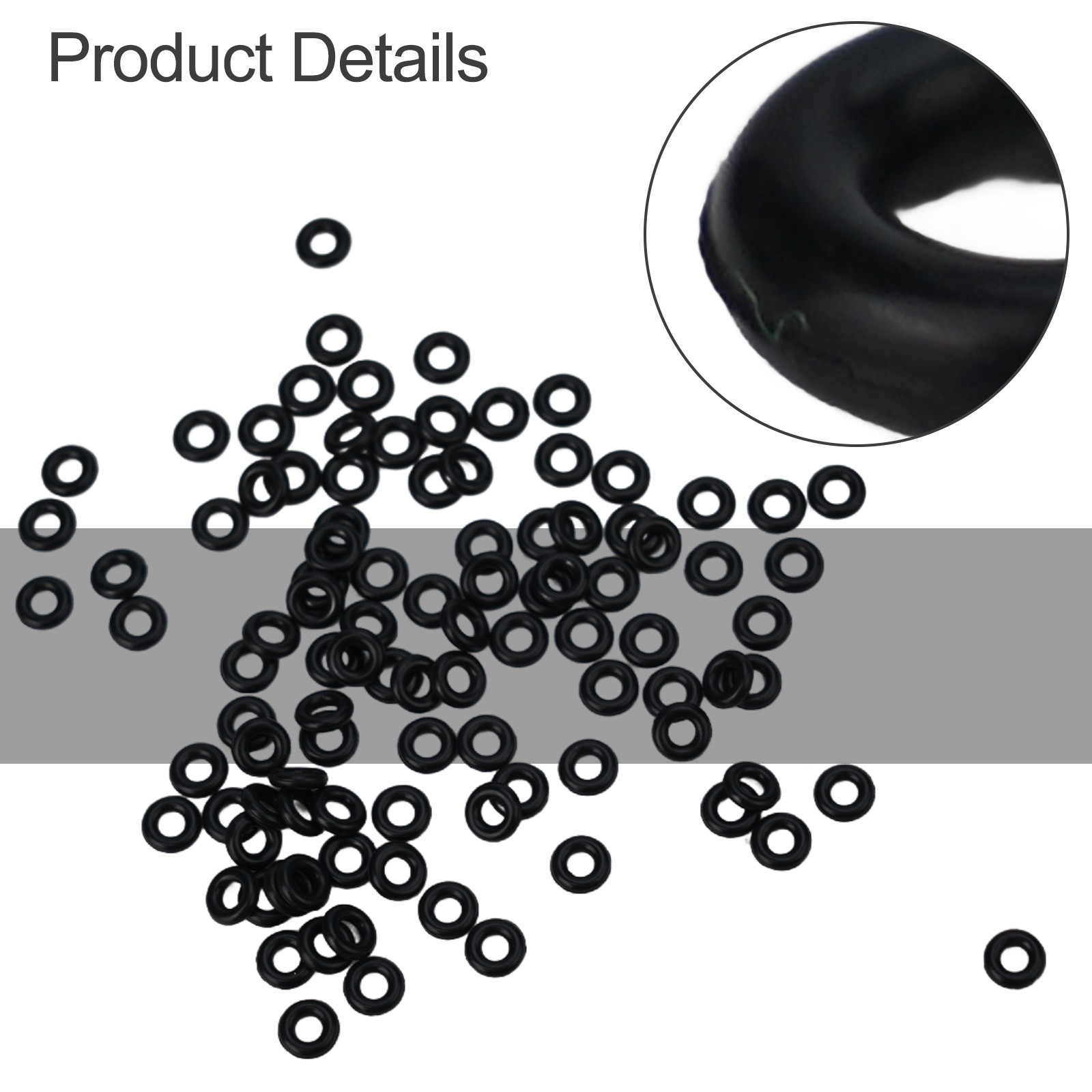 Outdoor O Ring Fishing 8mm/4.1-4.3mm 9mm/5.1-5.3mm Blue 5.1mm/1.0-1.1mm