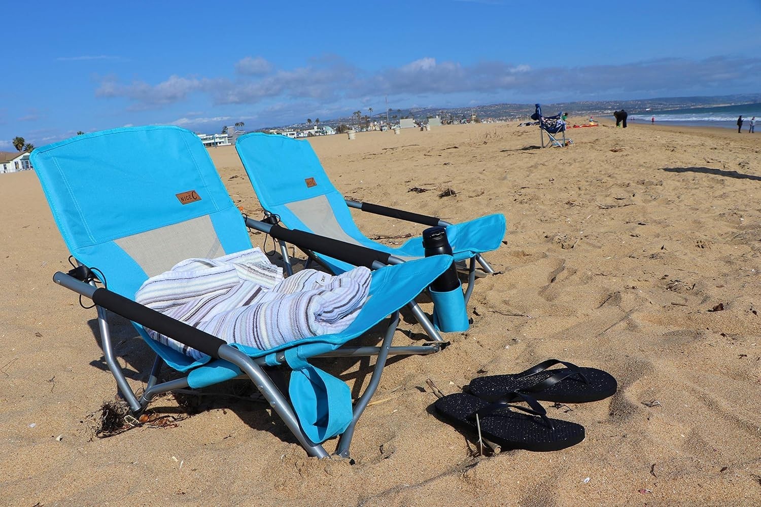 Sturdy Low Backpacking Chair with Armrests & Easy Cup Holder for Adventurers