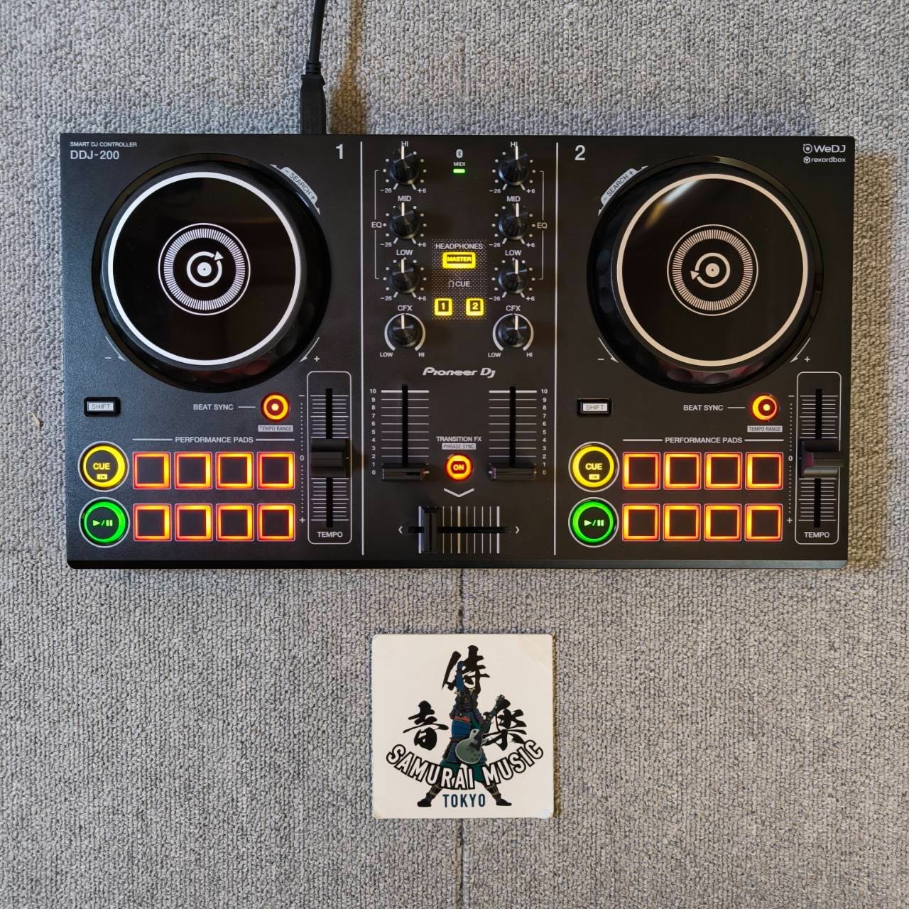Pioneer DDJ-200 USB Bluetooth Smart DJ Controller Tested & Working From JP ※READ