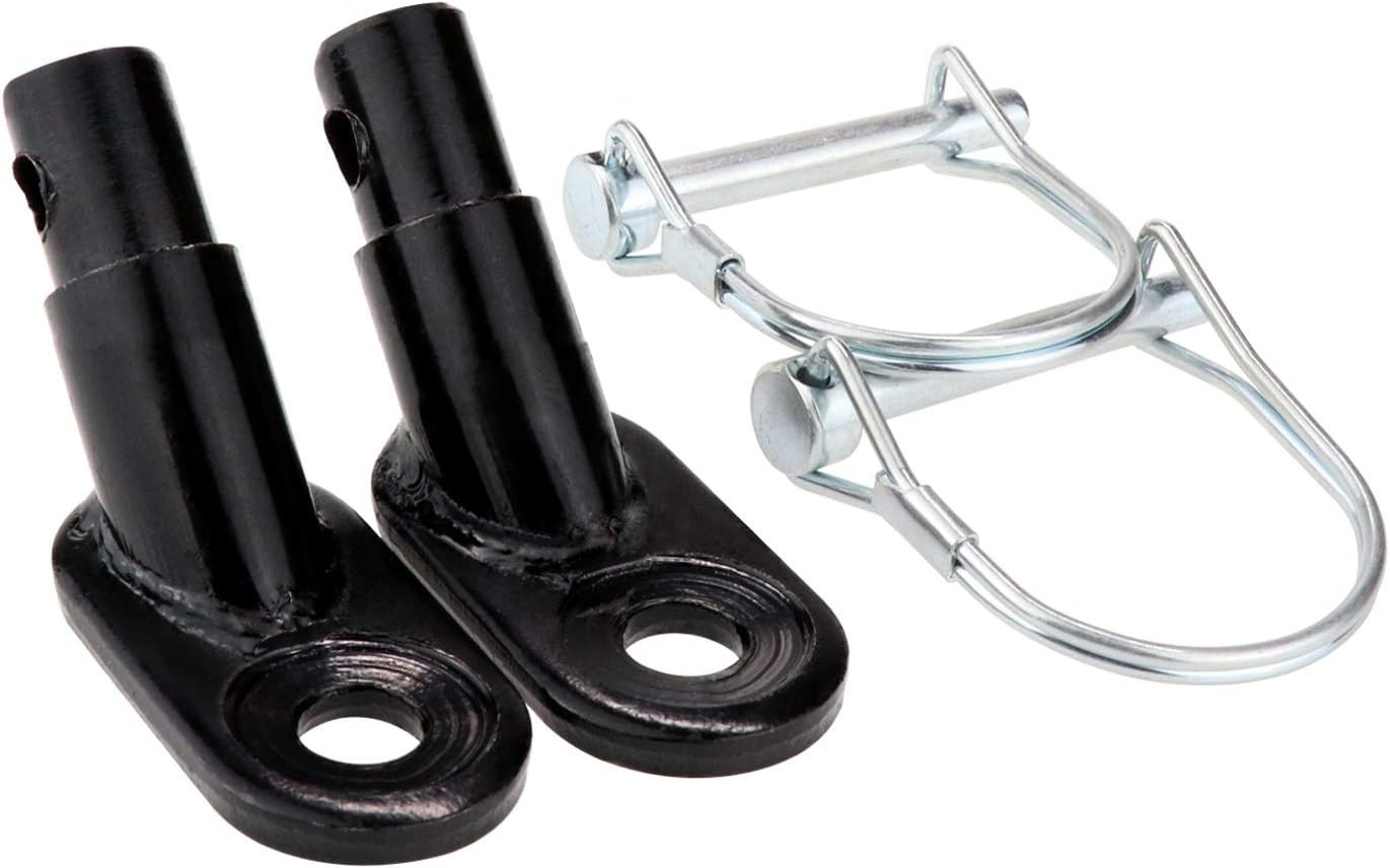 Biange Bike Trailer Hitch Connector, Cycling Adapter Accessories 2*black