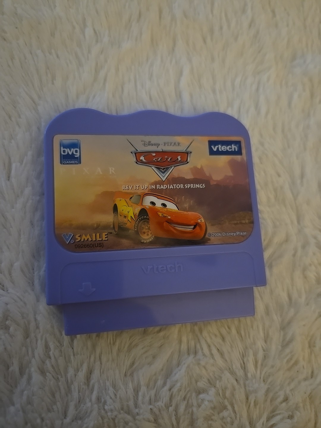 Disney Pixar Cars: Rev It Up In Radiator Springs [VTech V.Smile] Game Cartridge