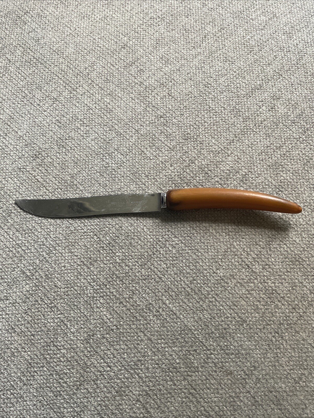 Westall Richardson Stainless Knife Bakelite Handle Sheffield England