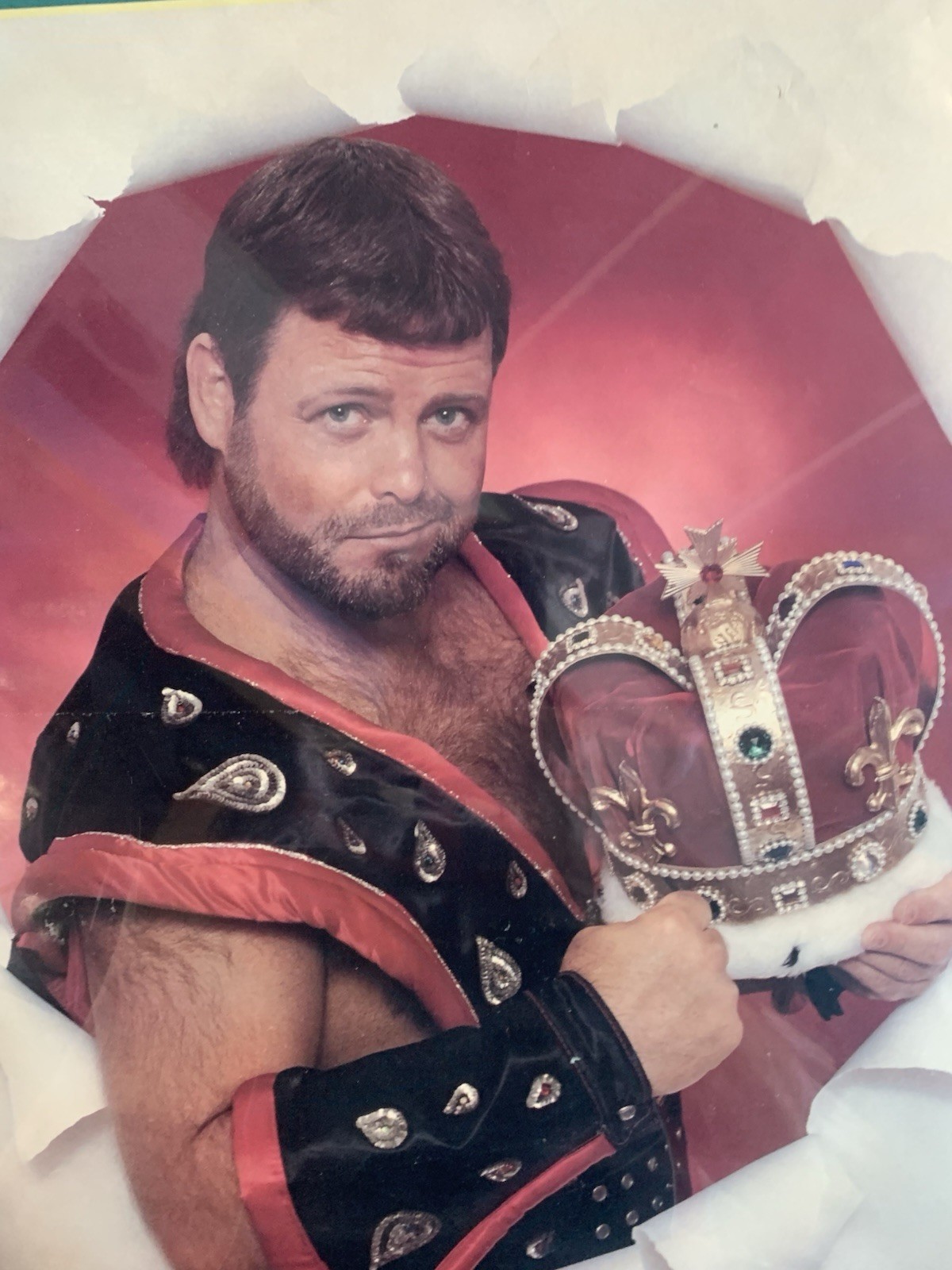 RARE JERRY LAWLER 1988 RENEGADES RAMPAGE Poster Wrestling Program Memphis Photo