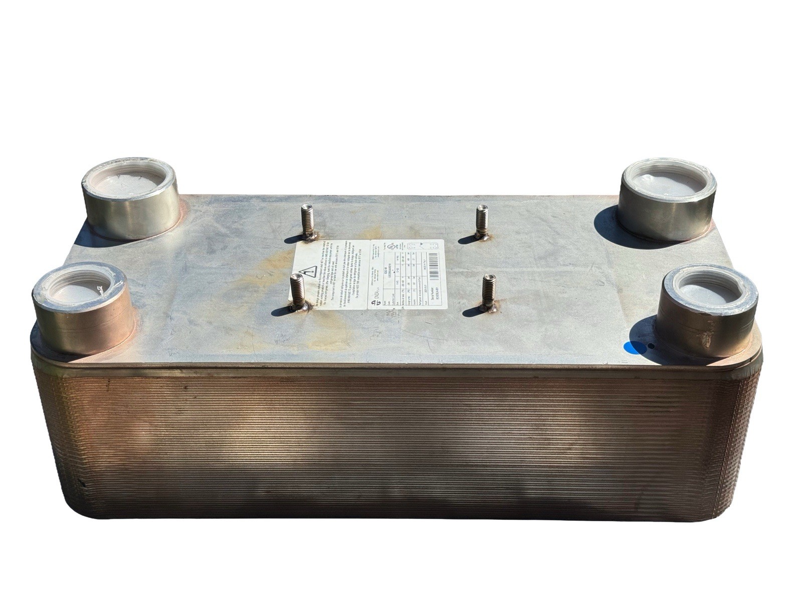 ONDA S202-60 REFRIGERANT BRAZED PLATE HEAT EXCHANGER BPHE