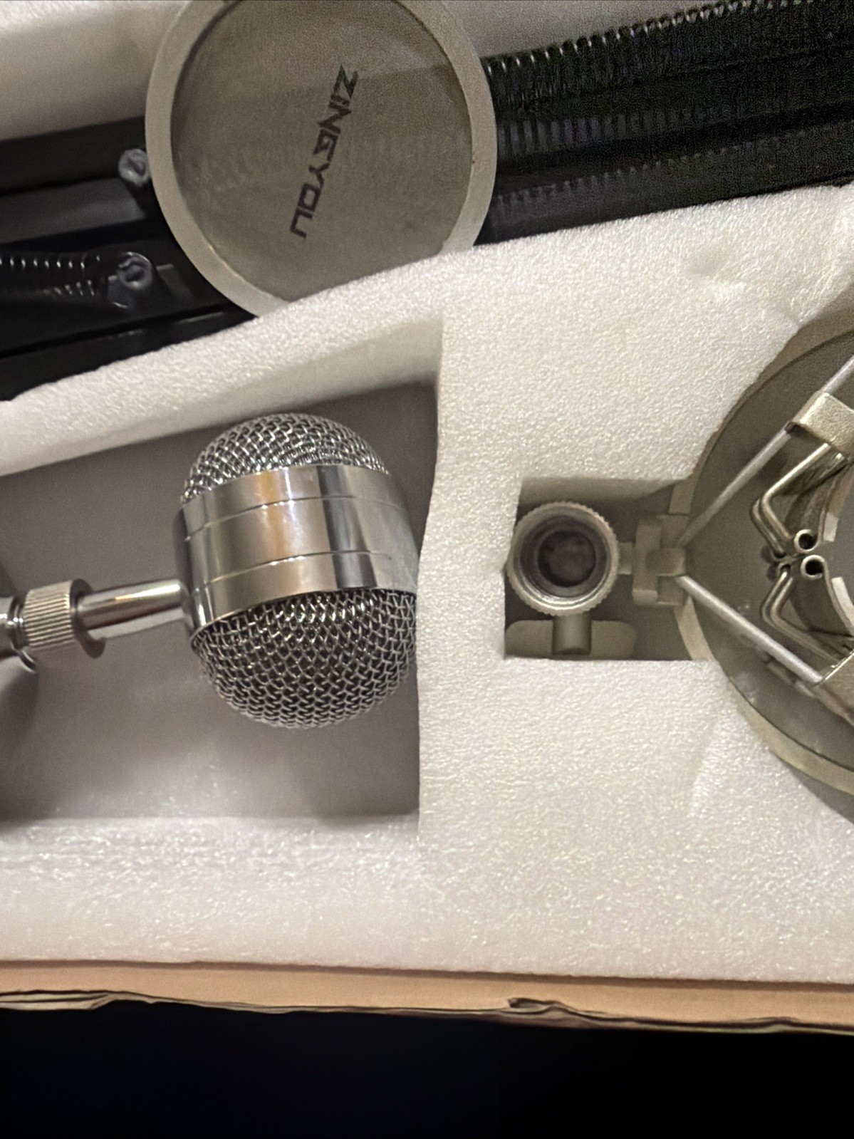 Audio Microphone Bundle BM-8000 Mic w/filters Studio Recording Open Box 🥰