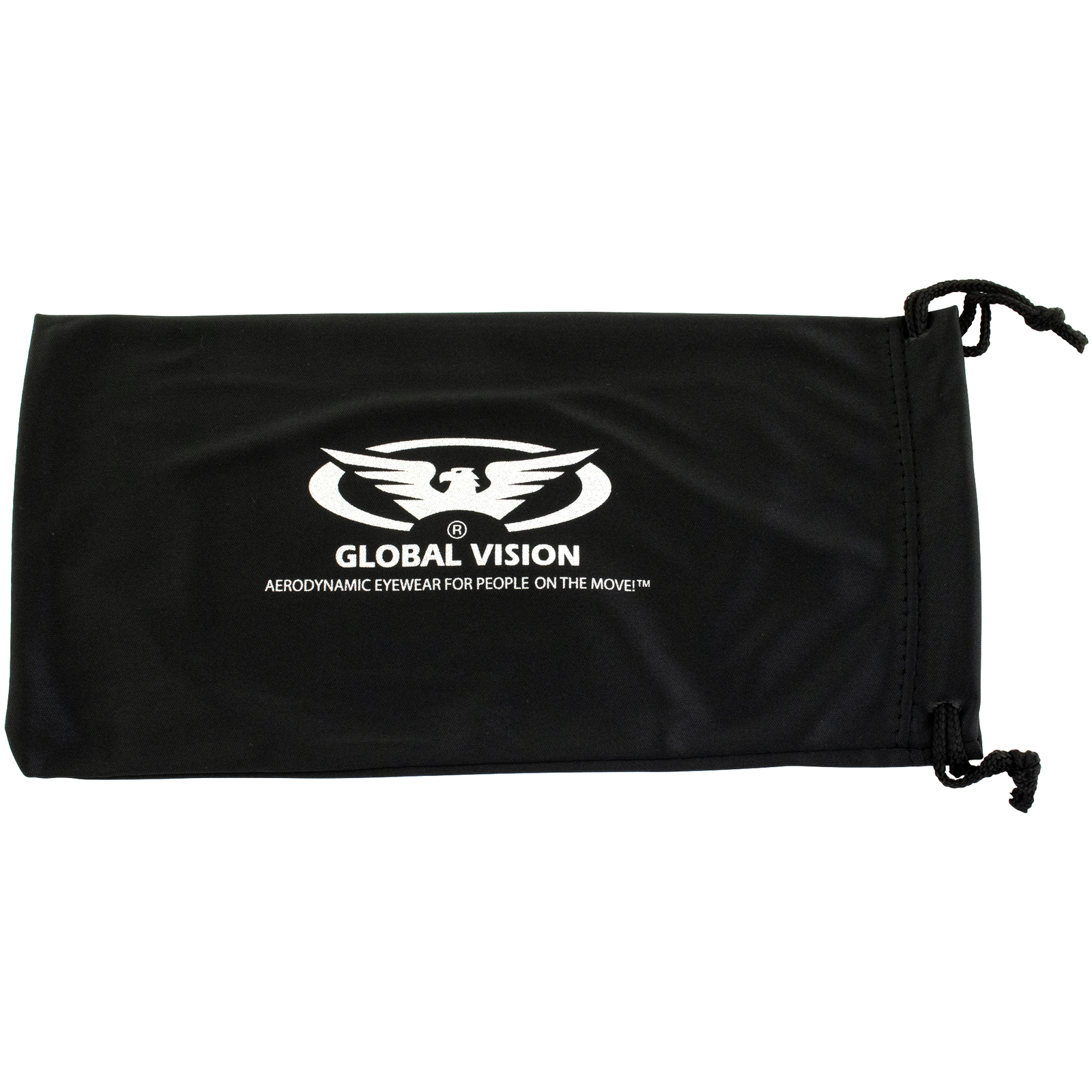 Large Global Vision Goggle 4 1/4" x 8 1/2" Microfiber Storage Cleaning Pouch