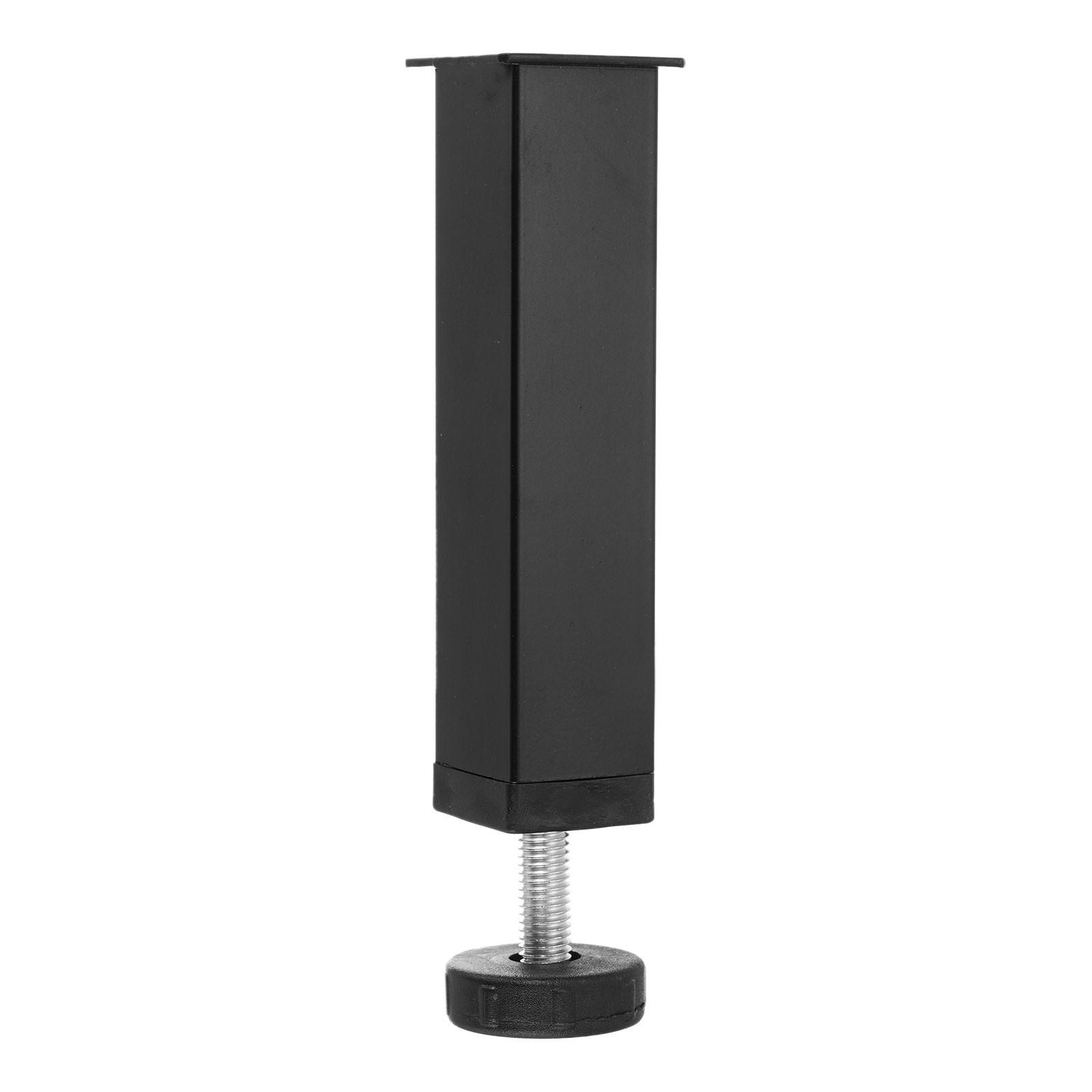 Adjustable Height Center Support Leg, 6" Bed Support Legs, Black