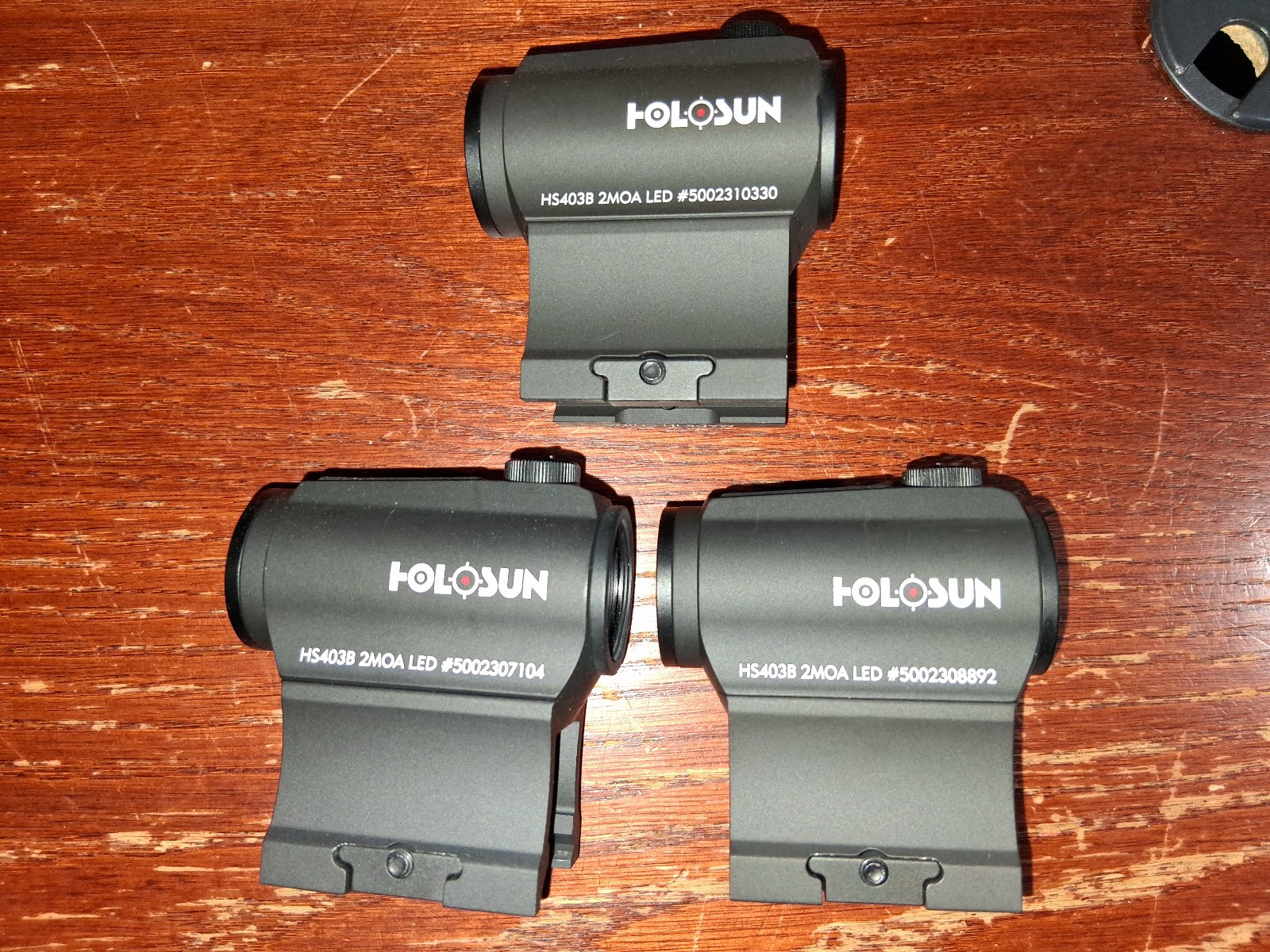 Holosun HS403B 2MOA Dot 20mm Reflex Sight w/ Shake Awake Tech Red Dot