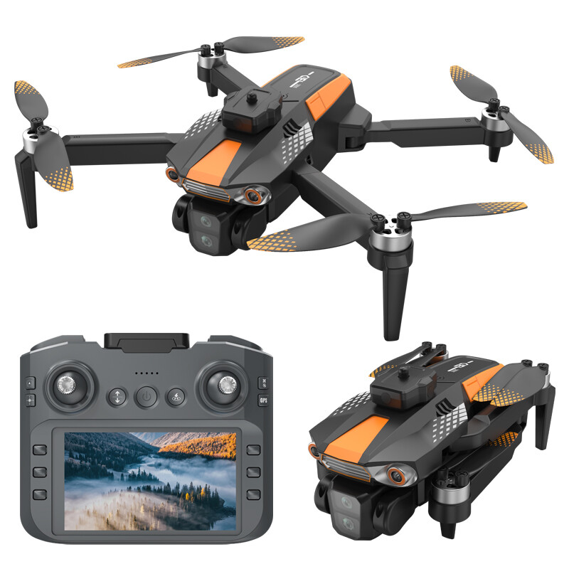 GPS Return 4.5" RC Screen Control Intelligent Obstacle Avoidance HD Camera Drone