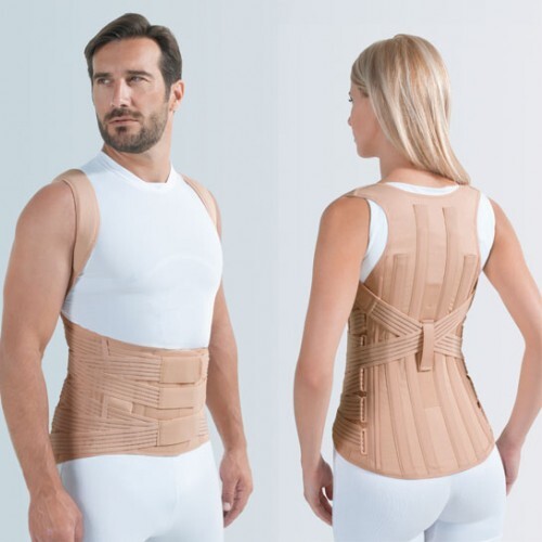 FGP DORSOFIXO' 4.0 SEMI-RIGID CORSET WITH SHOULDER STRAPS
