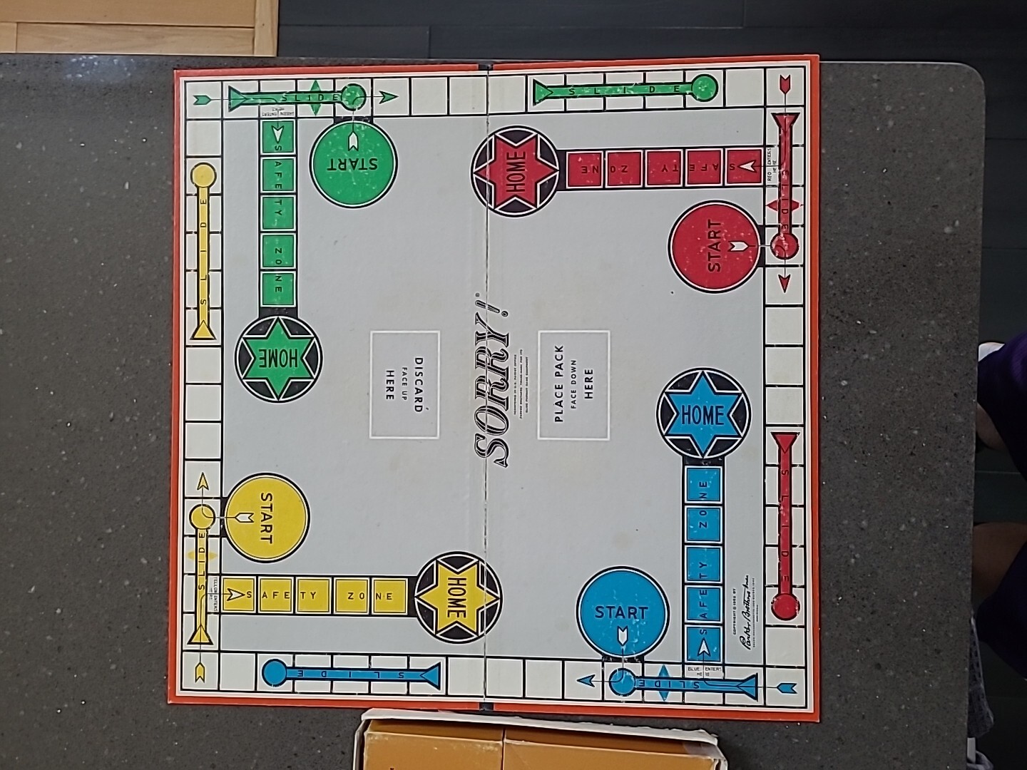 1964 SORRY Board Game Parker Brothers Complete Vintage Complete