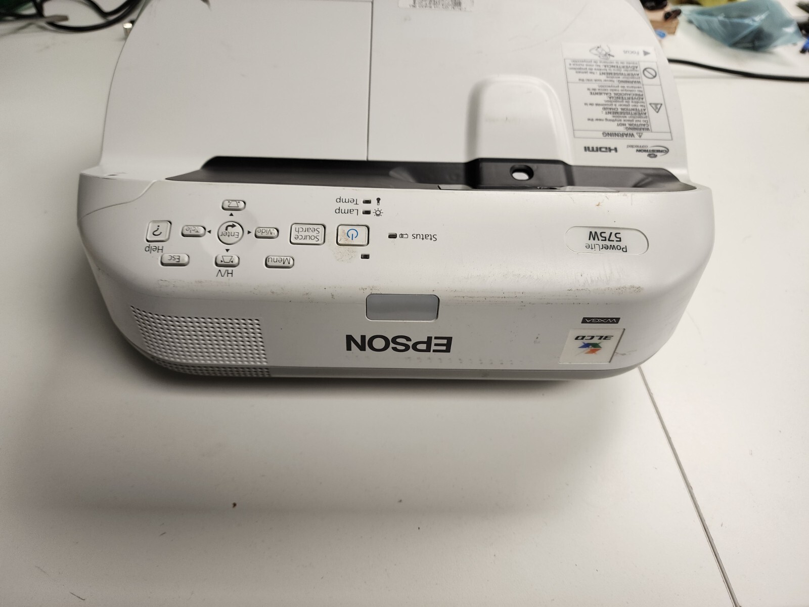 Epson PowerLite 575W WXGA 3LCD Projector