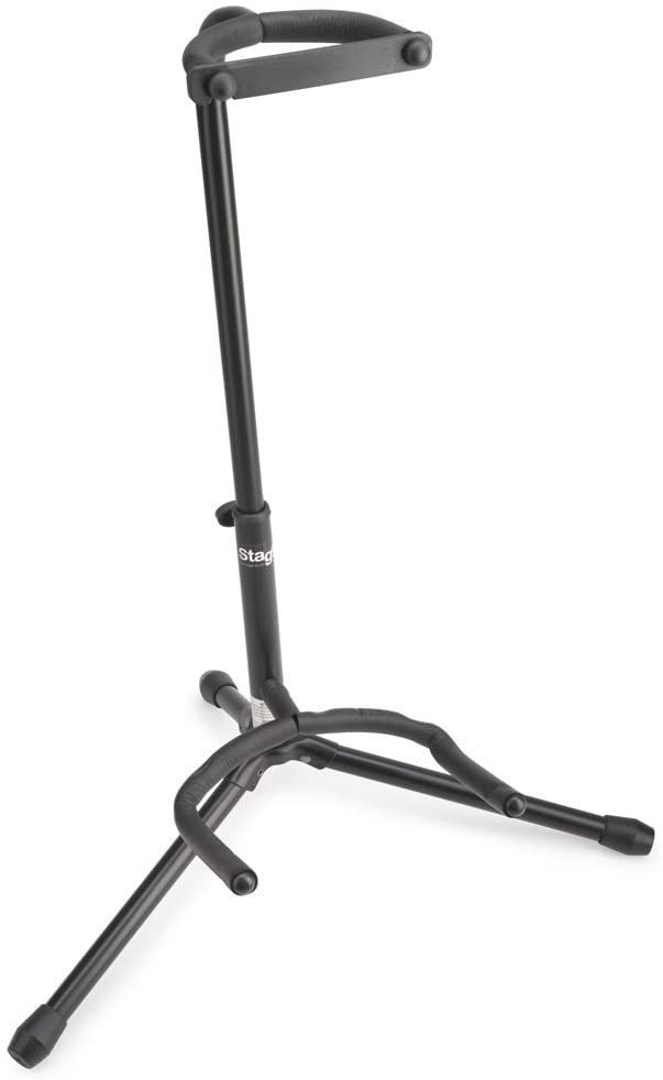 Stagg SGA100BK Deluxe Black Single Hanger Style Guitar Stand