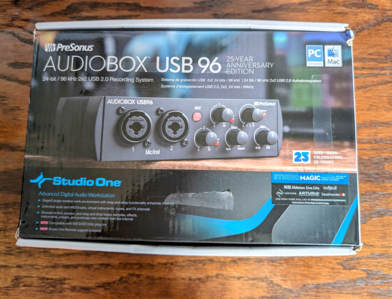 PreSonus Celebrates with AudioBox USB 96 25th Anniversary Edition Interface