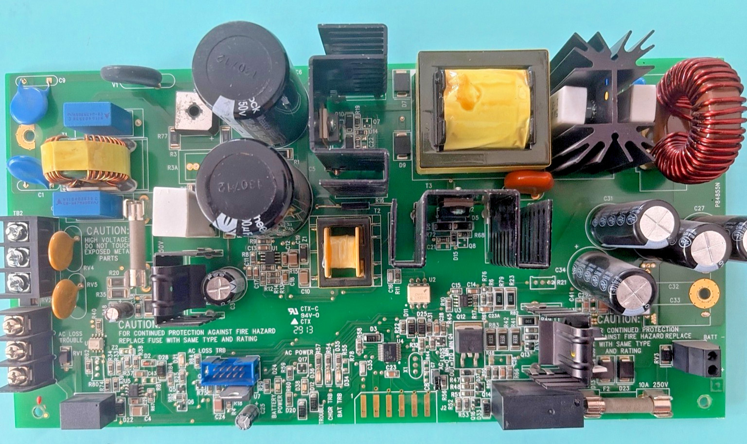 Wheelock P84855N Fire Alarm Power Supply Board PCB Notification Appliance OEM