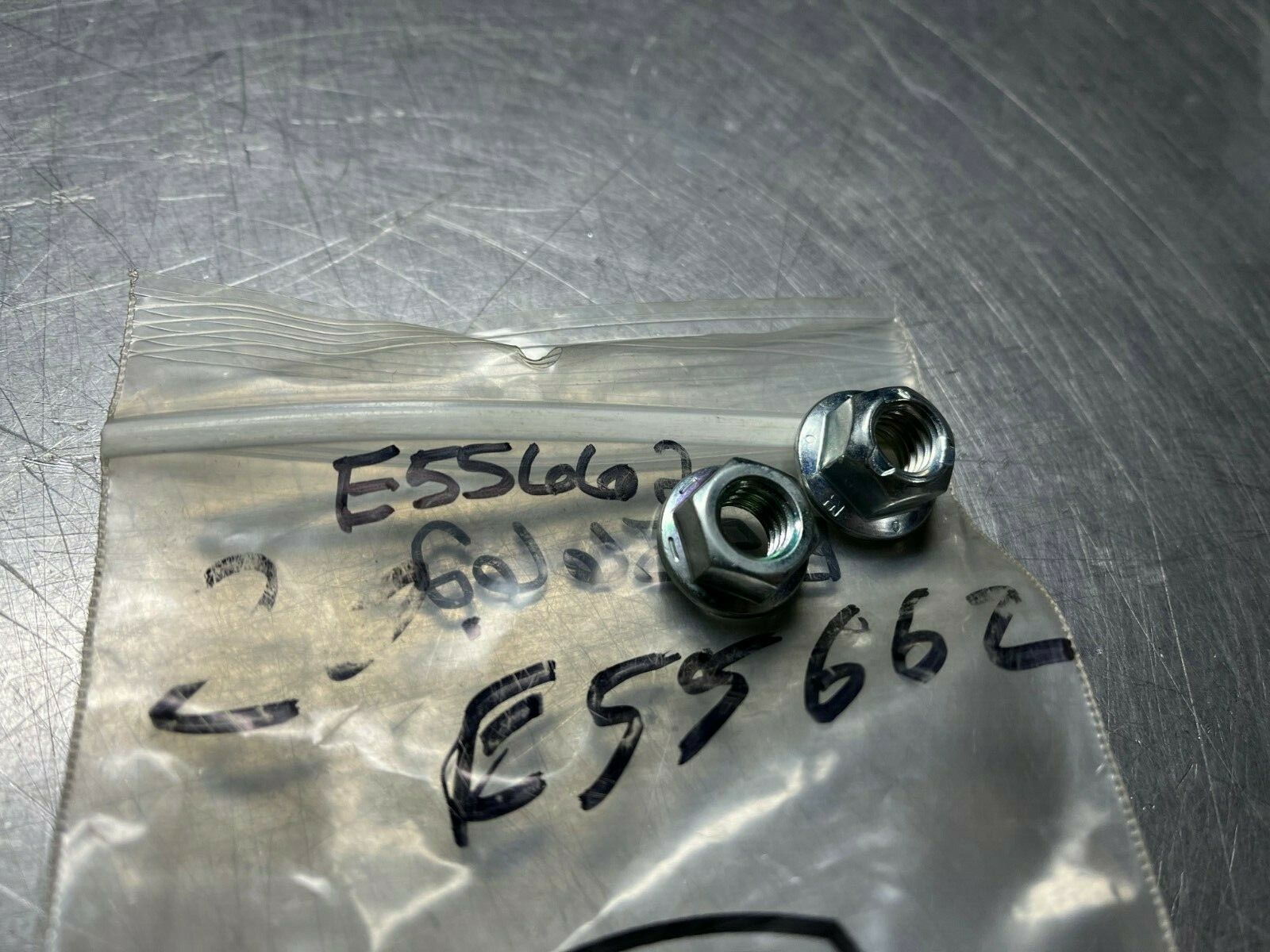 E55662  Genuine OEM  John Deere  FLANGE NUT   QTY of 2 Nuts
