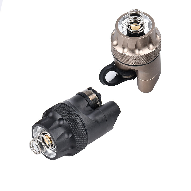 Tactical Wadsn Flashlight Metal Tail Cap Dual Function Pressure Switch SF Plug
