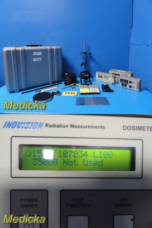 Fluke Biomedical Dosimeter/KVP Reader 35050A W/ KVP Divider & Accessories ~36374