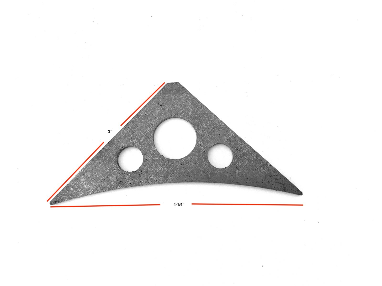 weld tab corner gusset for rollcages chassis suspension parts 1/8" thick
