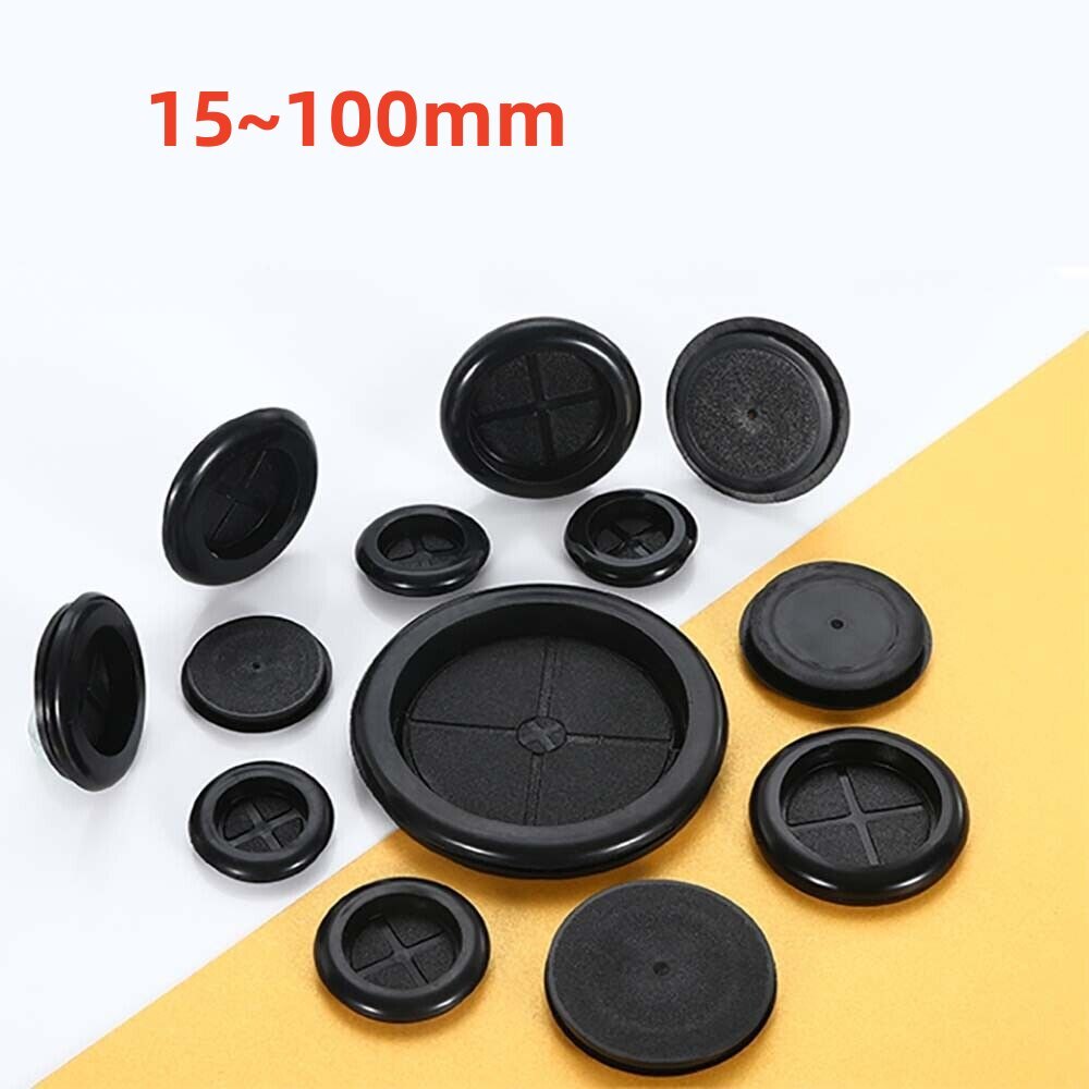 -15~100mm Blanking Grommets Rubber Grommet Closed Gromet Blind Plug Bung Bungs