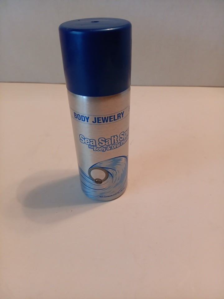 Sea Salt Body Piercing Saline Piercing Spray for Piercings Body Jewelry 3 Ounces