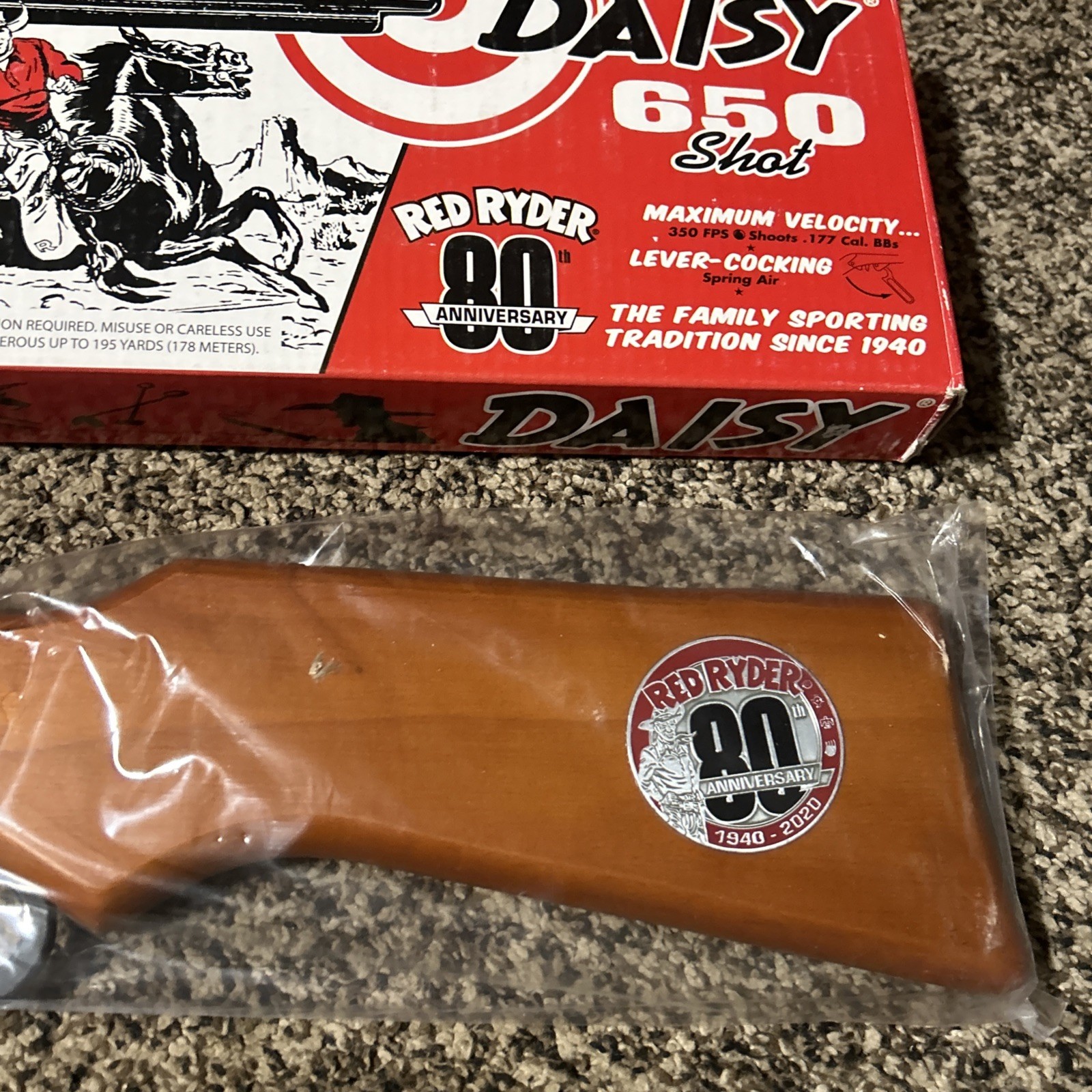 Daisy Red Ryder 650 80th Anniversary BB Gun - NEW in BOX