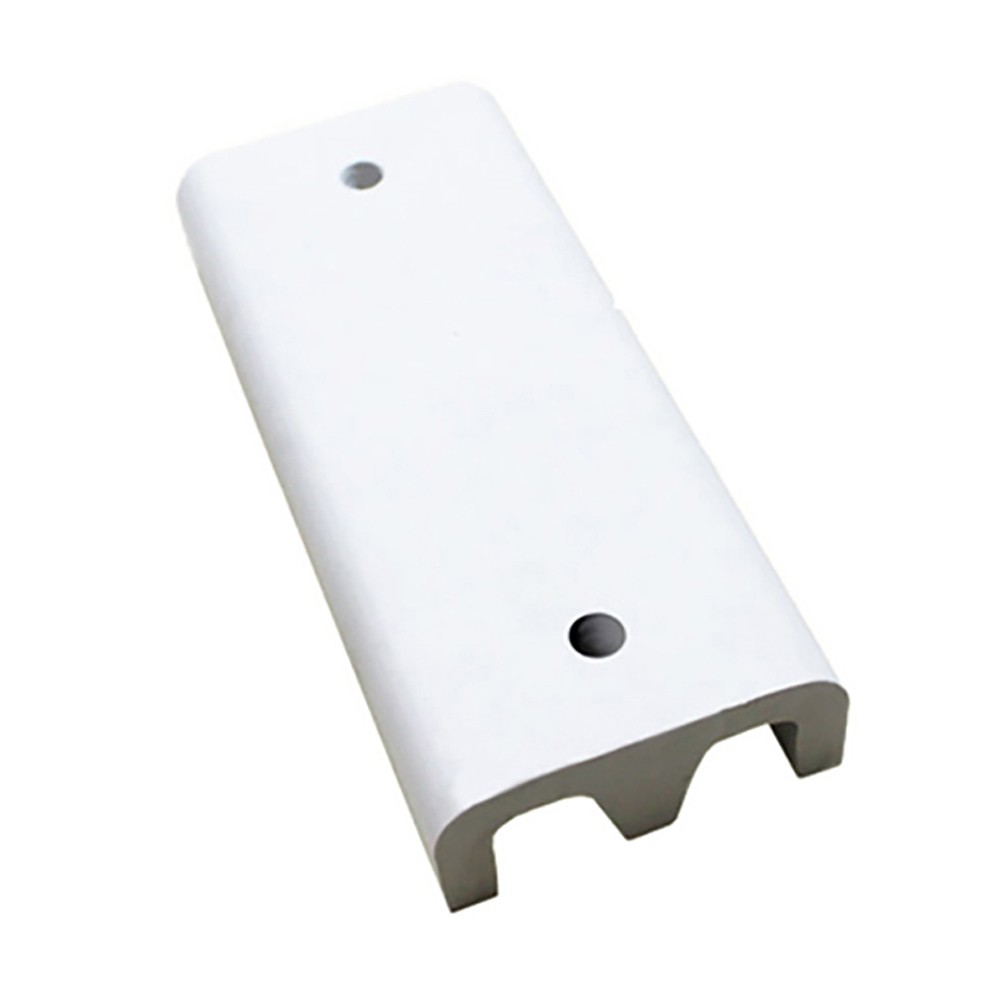 Andersen Head Bumper with Screws for 2 Panel Gliding Doors White 4-3/8 Inch
