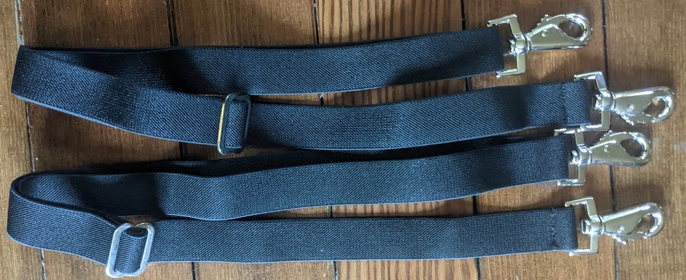 Horse Blanket Leg Straps -Adjustable - Stretch - Sold as a pair