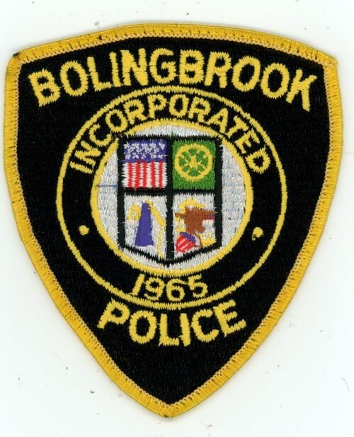 ILLINOIS IL BOLINGBROOK POLICE NICE SHOULDER PATCH SHERIFF