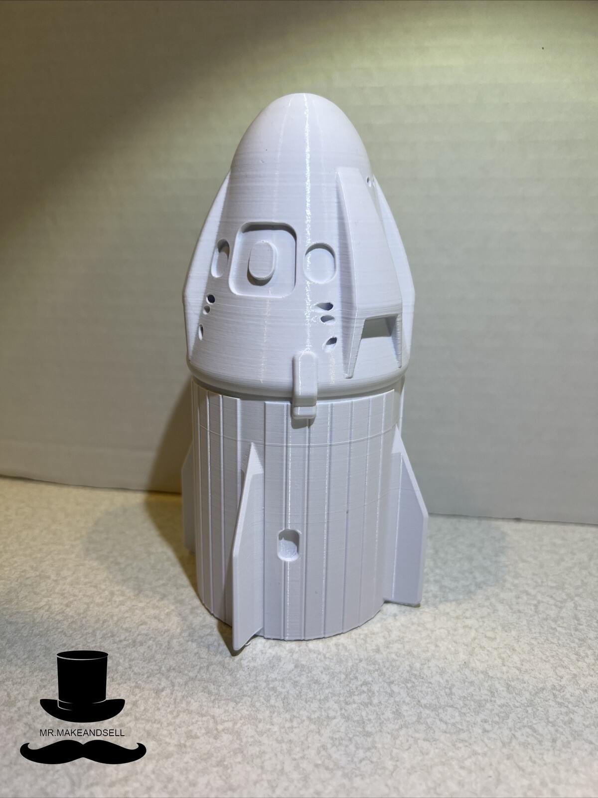 SpaceX Dragon Spacecraft Model, 6in scale