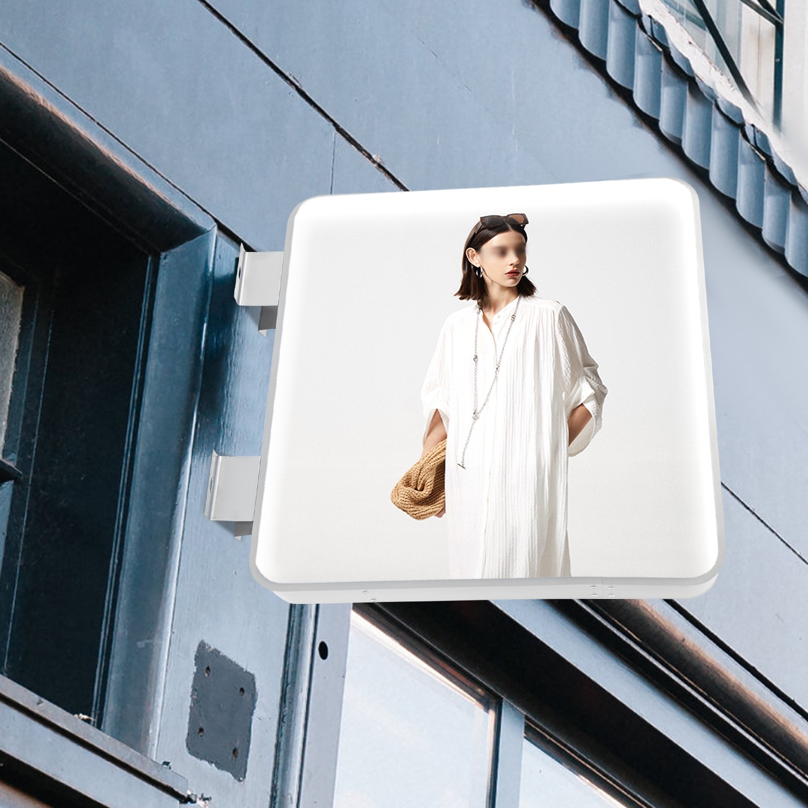 16W LED Square Advertising Light Box 1600lm Double-sided Light Advertising Board