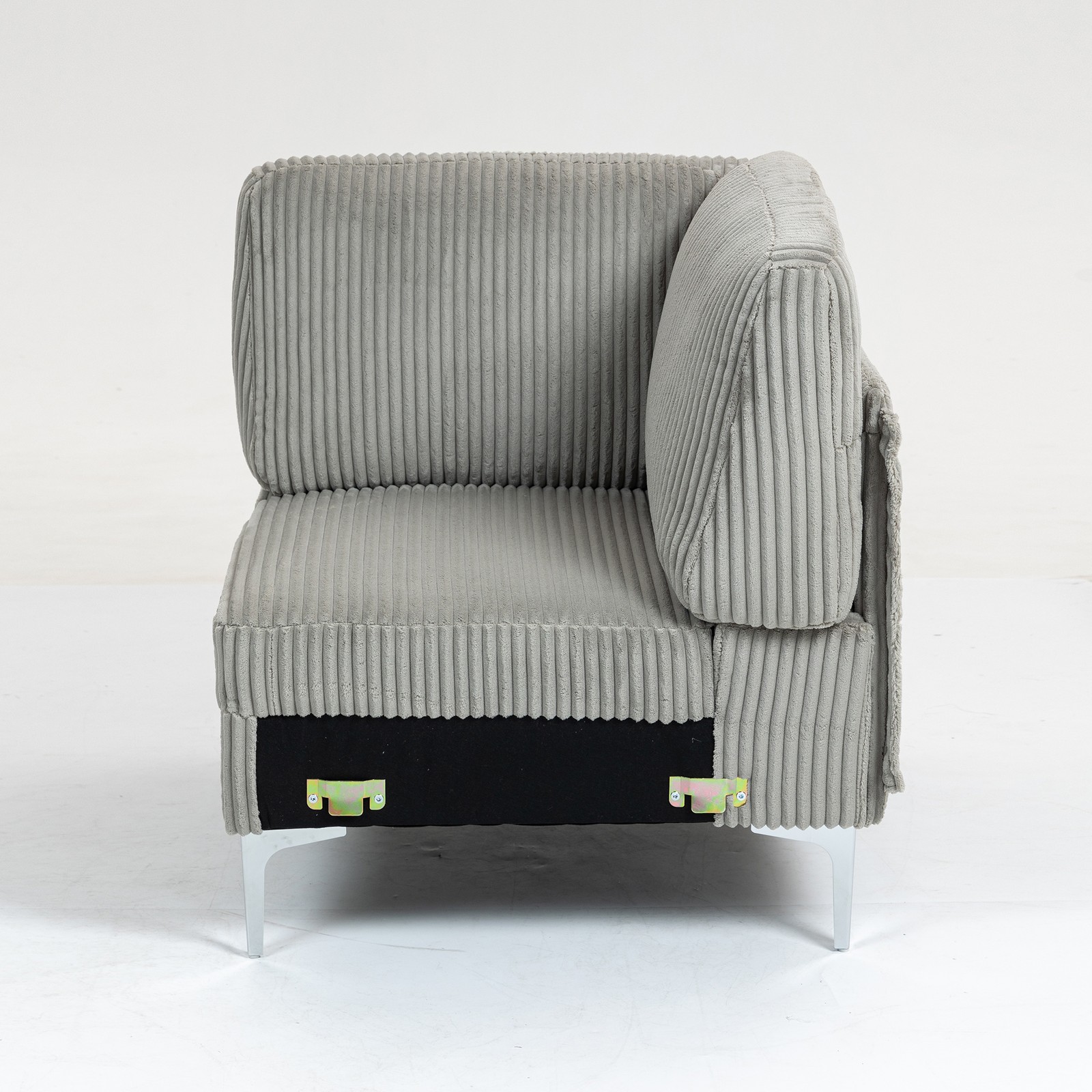 Modular Sectional Sofa Corner Seat,Middle Seat Module Couch,Gray