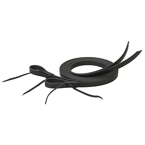Weaver Leather Weaver Brahma Synthetic Split Reins Black
