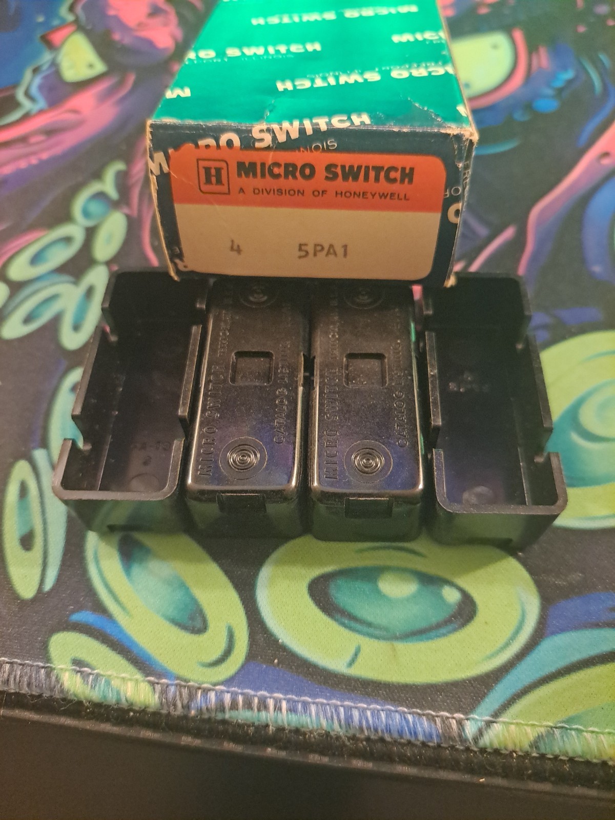 4 Vintage 5PA1 Honeywell Micro Switch Plastic Terminal Enclosure NOS NIB
