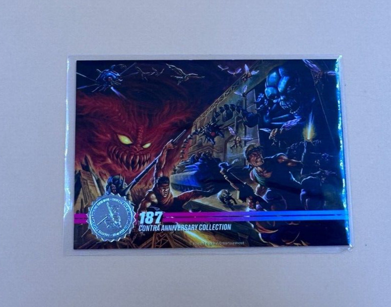 Limited Run Games (LRG) Trading Card - Contra Anniversary Collection #187 Silver