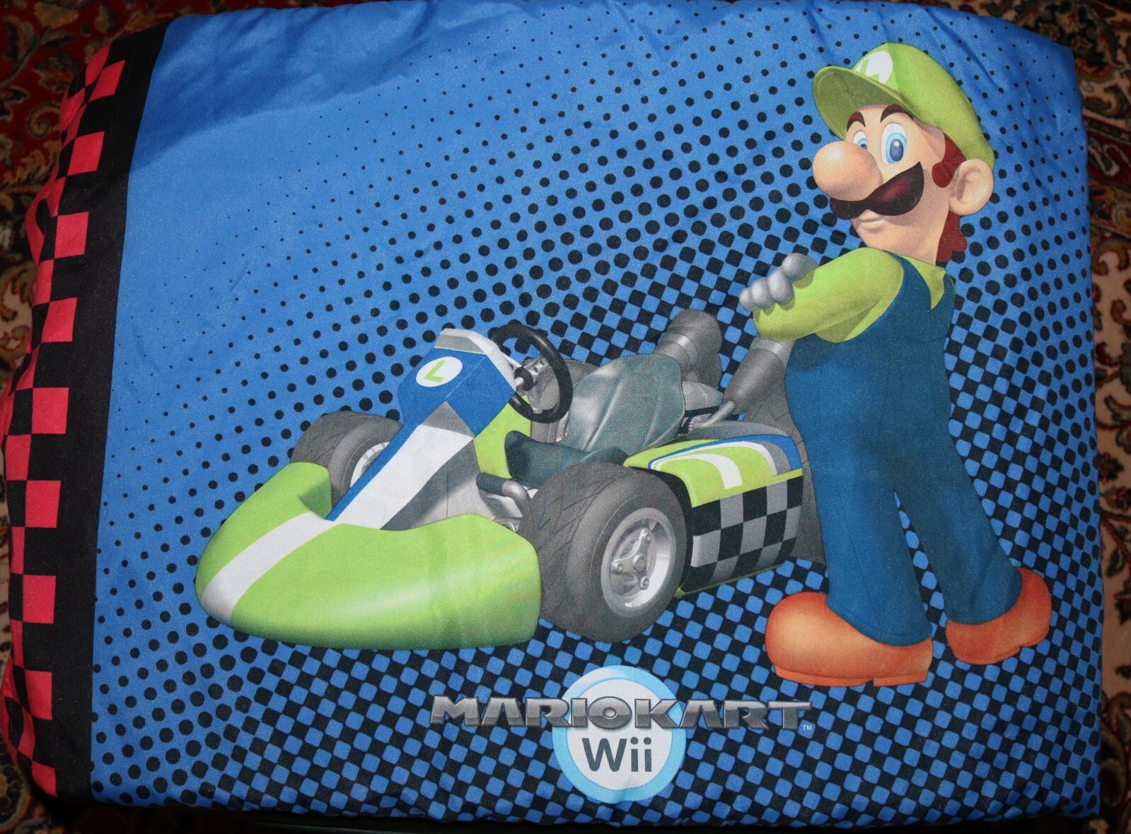 Wii Mario Kart Standard Pillowcase 29" x 20"