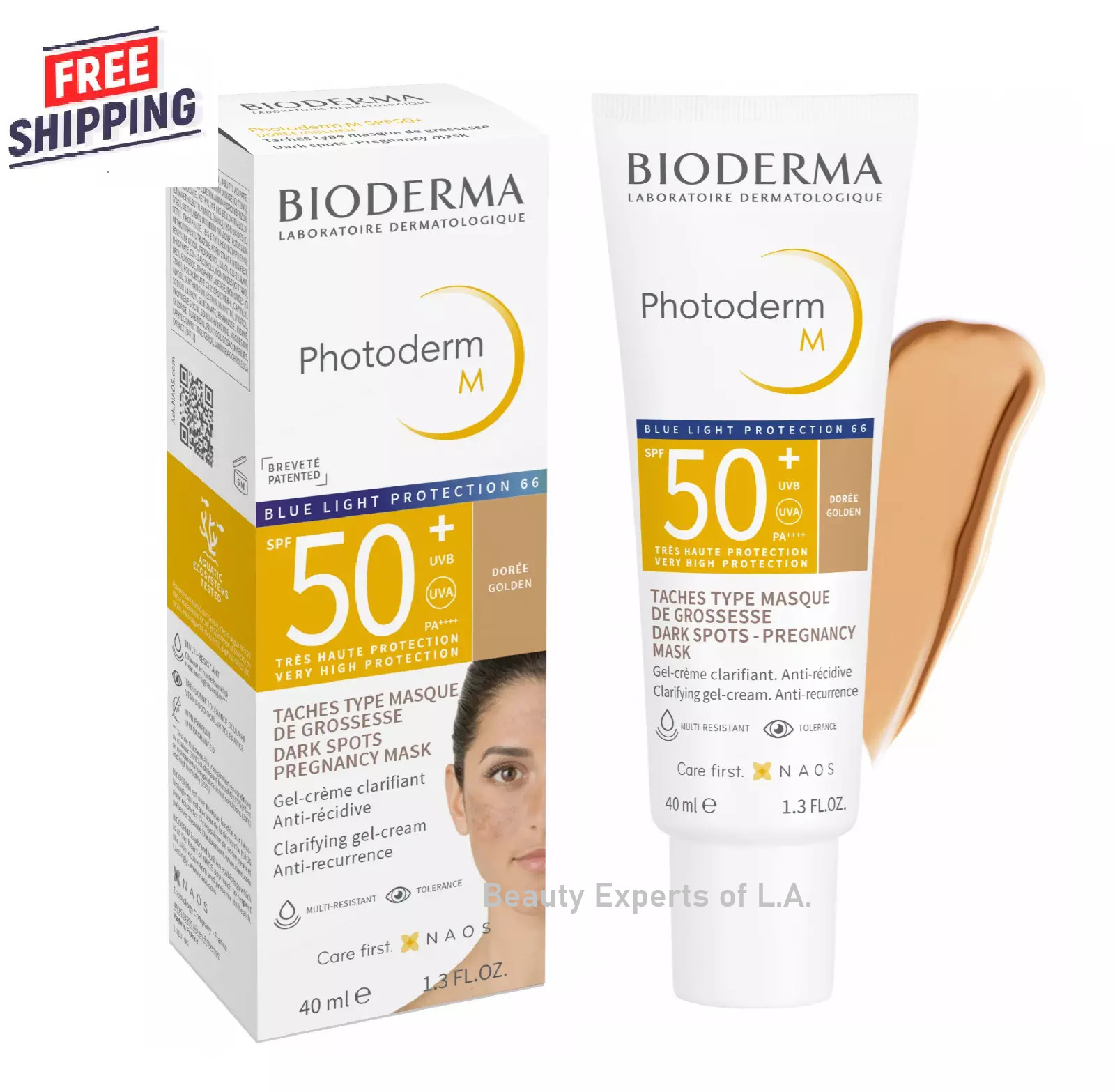 Bioderma Photoderm M SPF50+ Golden Tinted Blue Light Protection 40ml Exp 11/2026